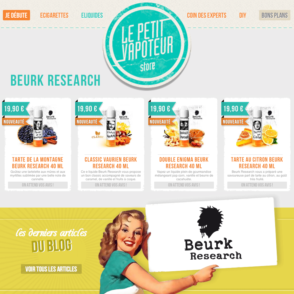 Le Petit Vapoteur!  Beurk Research